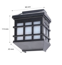 Lampa LED solarna kinkiet płomień | LVT