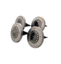 Lampa solarna LED 16xSMD wbijana ogrodowa - 4 szt.