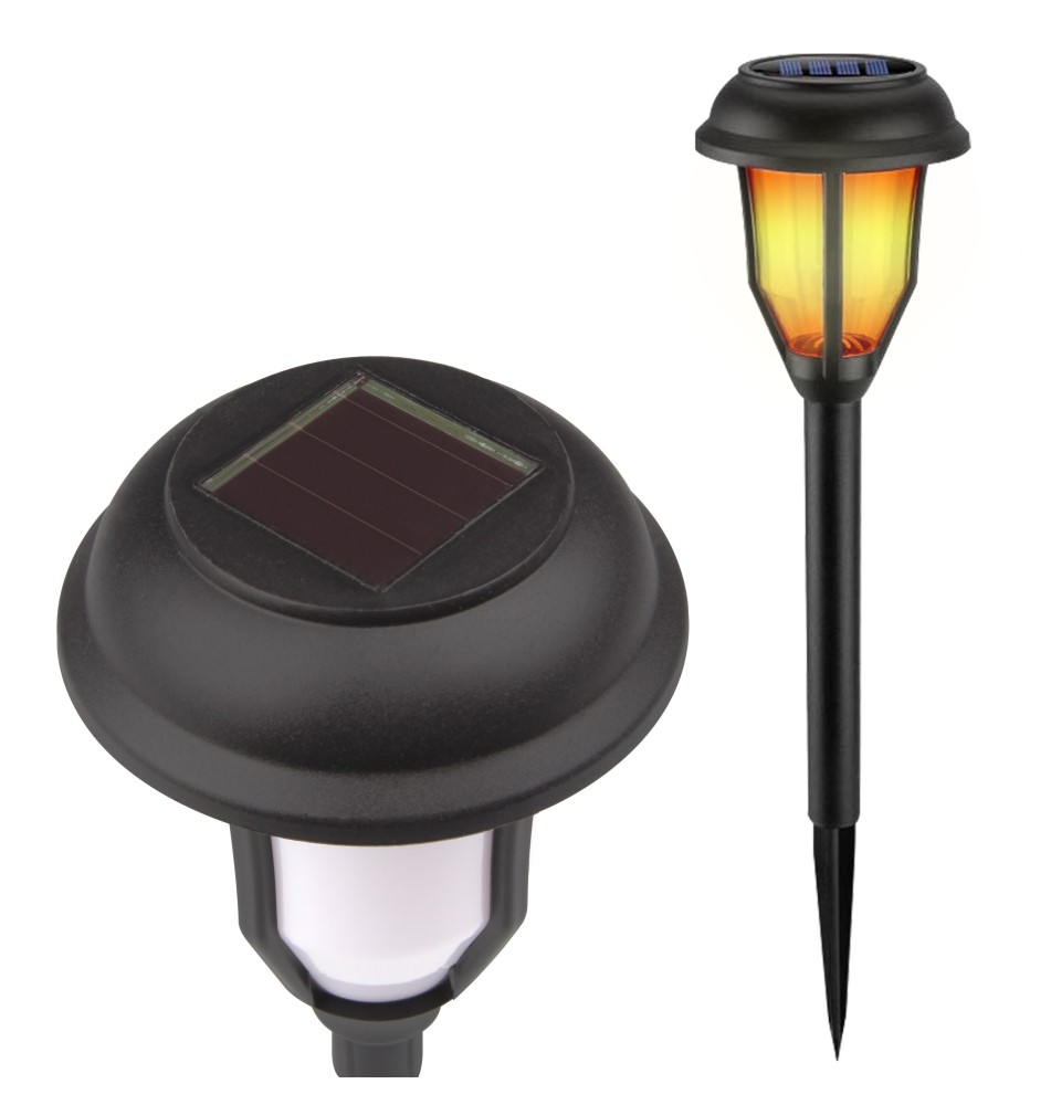 Lampa solarna LED ogrodowa pochodnia 40cm