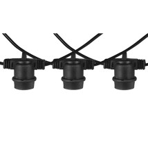 LED String Lights, 230V, 5 m, 5x E27, Type 2 | LVT