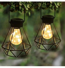 Lampa solarna LED ogrodowa diament