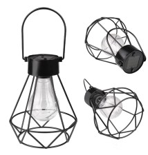 Lampa solarna LED ogrodowa diament