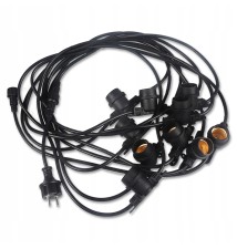 Girlanda LED 230V 20m 40x E27 H05RN-F