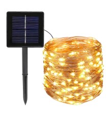 Girlanda LED solarna 500 LED 5190cm linka | LVT