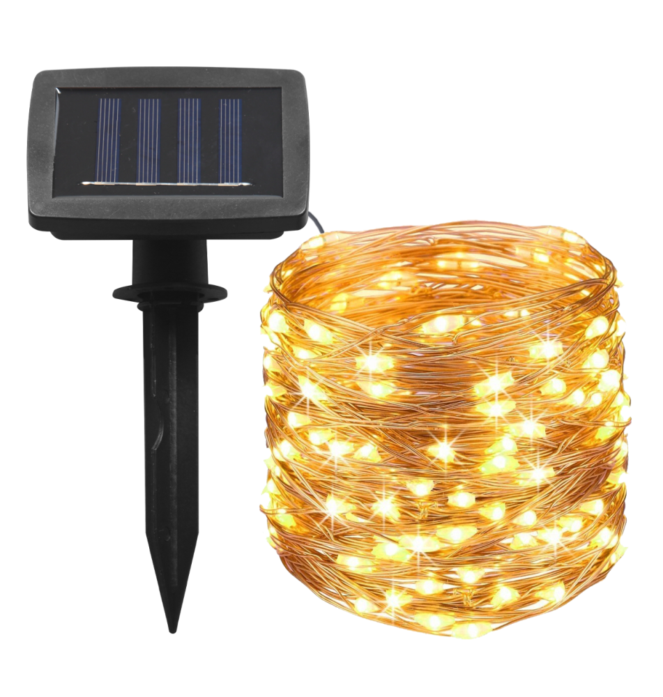 Girlanda LED solarna 200 LED 2190cm linka