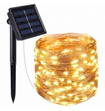 LED Solar Garland, 200 LEDs, 2190 cm, string | LVT