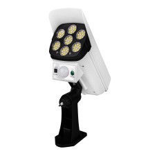 Lampa LED solarna atrapa kamery czujnik ruchu pilot