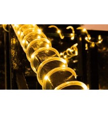 Girlanda LED solarna 100 LED 1190cm wąż | LVT