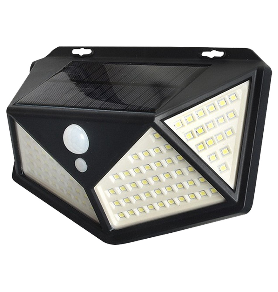 Lampa LED solarna 100xSMD czujnik ruchu i zmierzchu