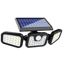 Naświetlacz LED solarny IP65 74xSMD PIR