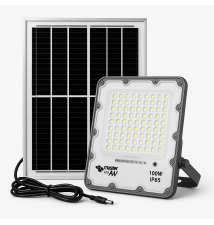 Naświetlacz LED SMD solarny Korsa 100W pilot 4500K
