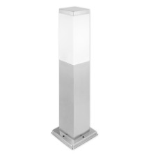 Lampa ogrodowa LED E27 Havana stojąca 45cm srebrna | LVT