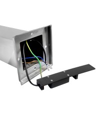 Lampa ogrodowa LED E27 Havana stojąca 45cm srebrna