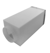 Lampa ogrodowa LED E27 Havana stojąca 45cm srebrna | LVT