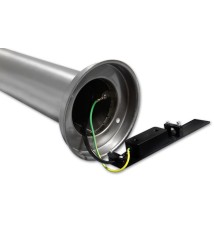 Lampa ogrodowa LED E27 Manila stojąca 45cm srebrna