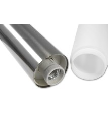 Lampa ogrodowa LED E27 Manila stojąca 45cm srebrna