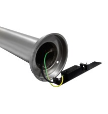 Lampa ogrodowa LED E27 Manila stojąca 65cm srebrna