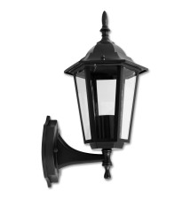 Lampa ogrodowa LED E27 Victoria naścienna góra