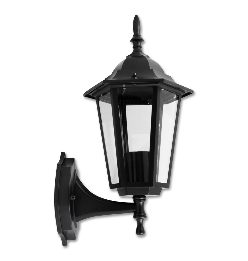 Lampa ogrodowa LED E27 Victoria naścienna góra