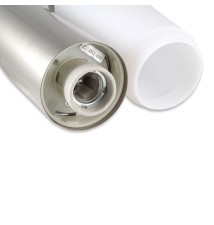 Lampa ogrodowa LED E27 Sora naścienna srebrna