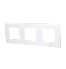 White Triple-Socket Glass Frame | LVT
