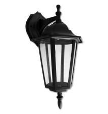 Lampa ogrodowa LED E27 Victoria naścienna dół