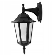 Lampa ogrodowa LED E27 Victoria naścienna dół
