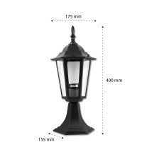 Lampa ogrodowa LED E27 Victoria stojąca 40cm