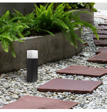 Lampa ogrodowa LED E27 Panama stojąca 32cm czarna