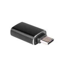 USB-A to USB-C Adapter, 5A, Black | LVT