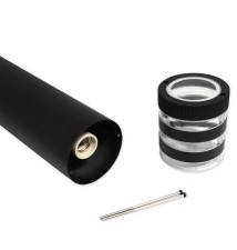 Lampa ogrodowa LED E27 Miami 60cm stojąca czarna | LVT