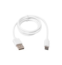 Kabel USB A-C 1M 10W biały