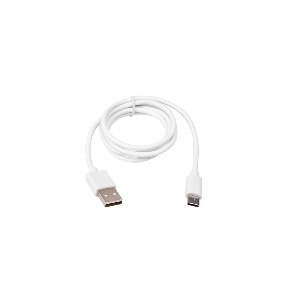 Kabel USB A-C 1M 10W biały