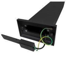 Lampa ogrodowa LED 12W Clark 50cm stojąca czarna