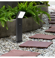 Lampa ogrodowa LED 12W Clark 50cm czujnik czarna
