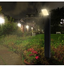 Clark 12W 80cm Black Freestanding LED Garden Lamp | LVT
