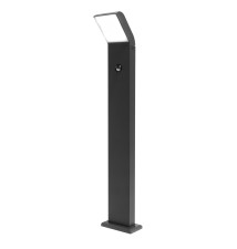 Lampa ogrodowa LED 12W Clark 80cm czujnik czarna | LVT