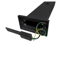 Lampa ogrodowa LED 12W Clark 80cm czujnik czarna