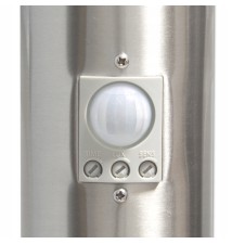 Lampa ogrodowa LED E27 Manila czujnik 65cm srebrna | LVT