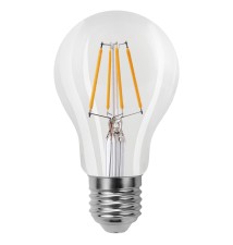 Żarówka LED E27 Filament 3-Dimm A60 2700K 6W Clear | LVT