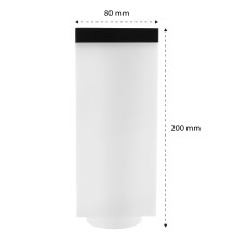 Klosz czarny do lamp ogrodowych Havana