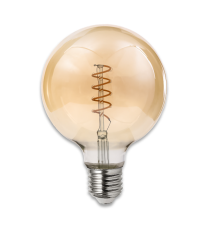 Żarówka LED E27 Filament Dimm G95 2200K 4W amber