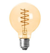 Żarówka LED E27 Filament Dimm G80 2200K 4W amber