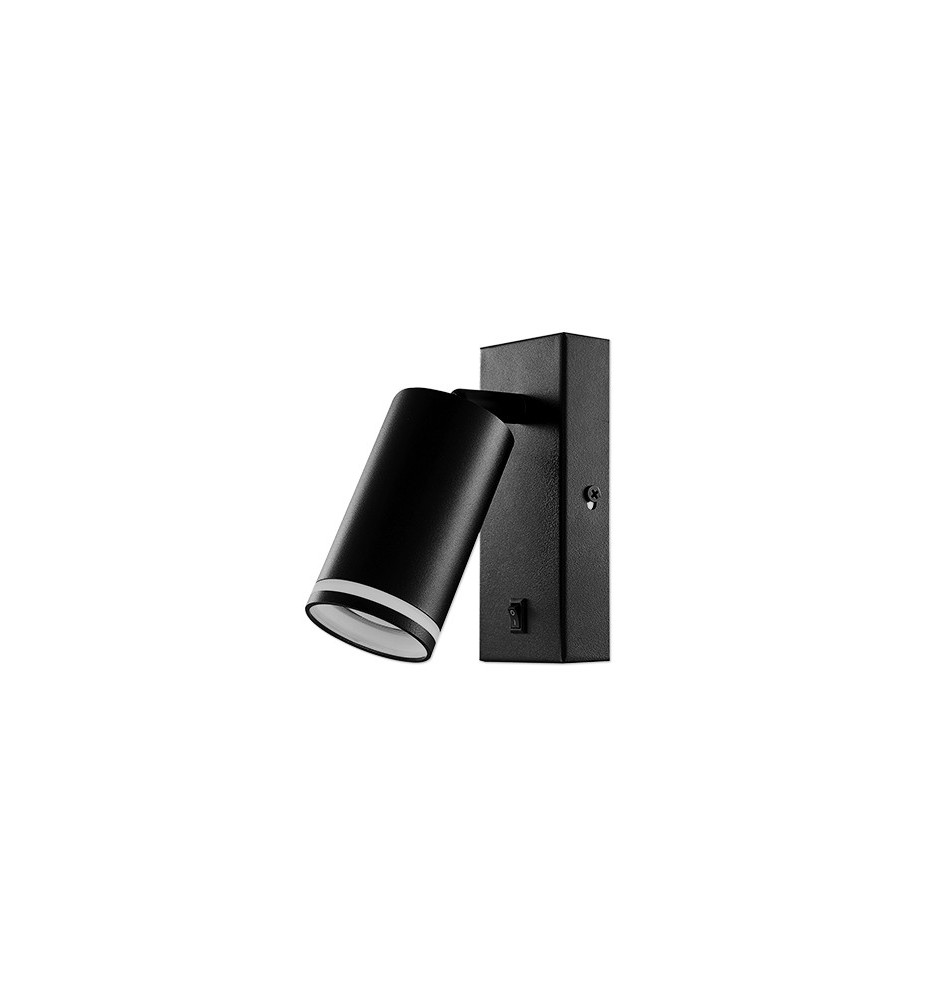 Ring GU10 55mm Black Reading Wall Sconce | LVT