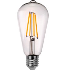 Żarówka LED E27 Filament ST64 4000K 8W | LVT
