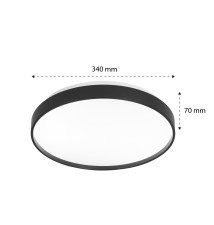 Plafon Led FILO 24W okrągły 4000K | LVT