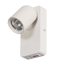 Kinkiet do czytania Timo GU10 biały USB A+C