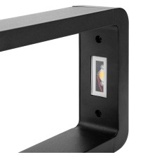 Rio 7W 50cm Black LED Garden Floor Lamp | LVT
