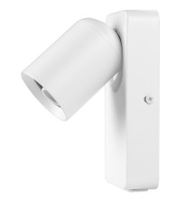 Timo GU10 White USB A+C Reading Wall Sconce | LVT