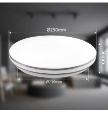 Kiro LED Ceiling Light 12W 4000K | LVT